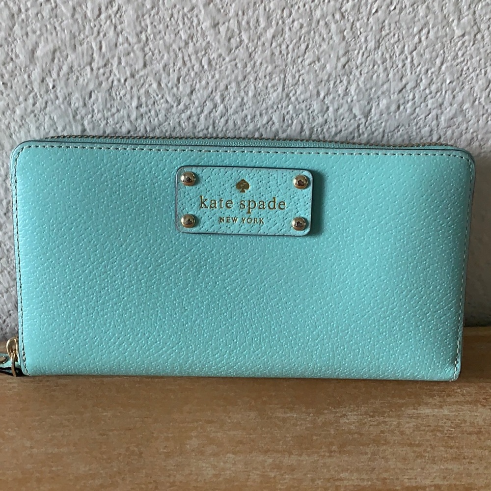 Turquoise Kate Spade Wallet